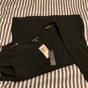 3/4 sleeve sweater tunic